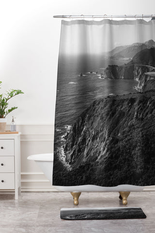 Bethany Young Photography Big Sur California VII Shower Curtain And Mat