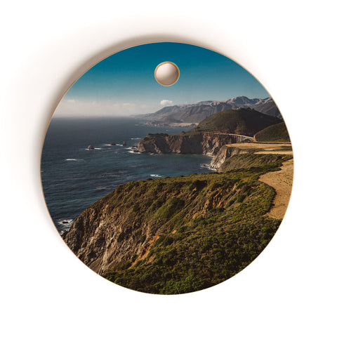 Bethany Young Photography Big Sur California VIII Cutting Board Round
