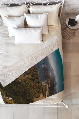 Bethany Young Photography Big Sur California VIII Fleece Throw Blanket