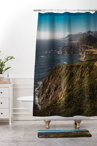 Bethany Young Photography Big Sur California VIII Shower Curtain And Mat