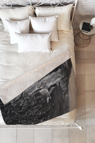 Bethany Young Photography Big Sur Wild Flowers Fleece Throw Blanket