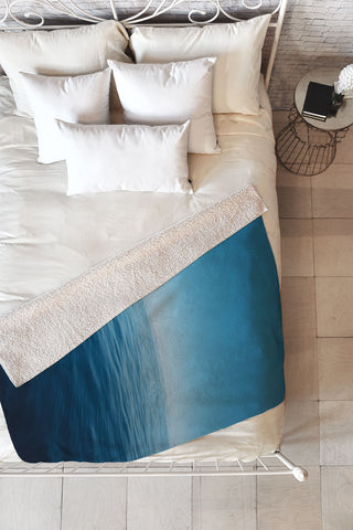 Bethany Young Photography Blue Hawaii Fleece Throw Blanket