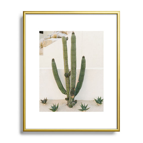 Bethany Young Photography Cabo Cactus X Metal Framed Art Print