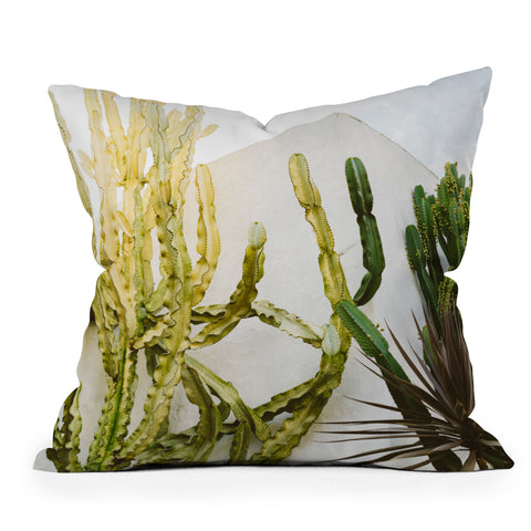 Bethany Young Photography California Cactus Garden Throw Pillow