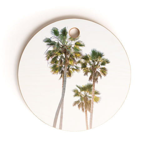 Bethany Young Photography California Palms Cutting Board Round