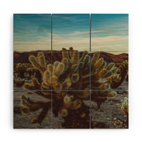 Bethany Young Photography Cholla Cactus Garden X Wood Wall Mural