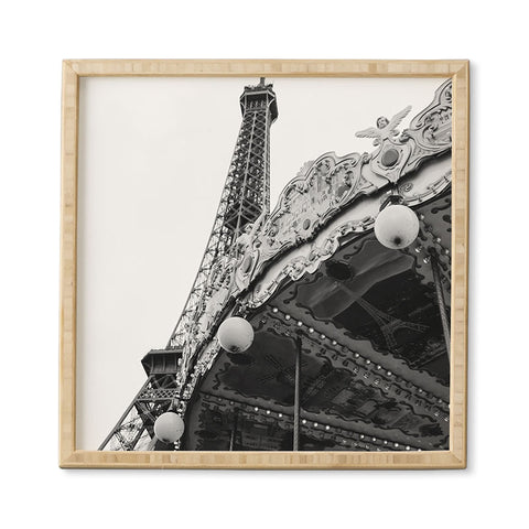Bethany Young Photography Eiffel Tower Carousel Framed Wall Art