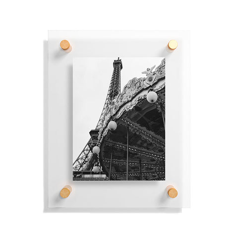 Bethany Young Photography Eiffel Tower Carousel Floating Acrylic Print