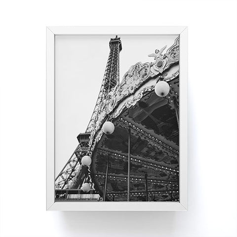 Bethany Young Photography Eiffel Tower Carousel Framed Mini Art Print