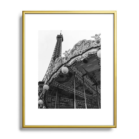 Bethany Young Photography Eiffel Tower Carousel II Metal Framed Art Print