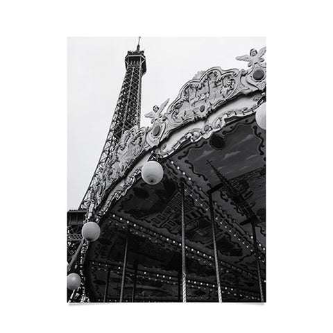 Bethany Young Photography Eiffel Tower Carousel II Poster