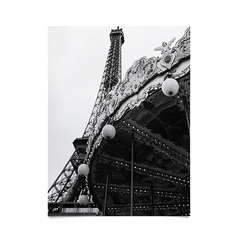 Bethany Young Photography Eiffel Tower Carousel Poster