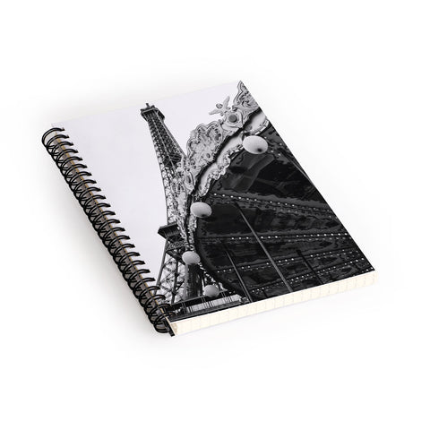 Bethany Young Photography Eiffel Tower Carousel Spiral Notebook