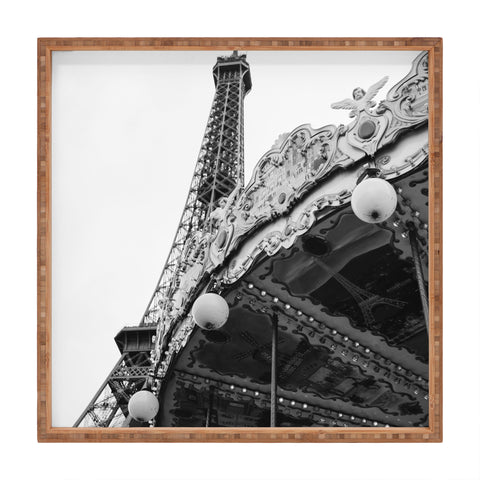 Bethany Young Photography Eiffel Tower Carousel Square Tray