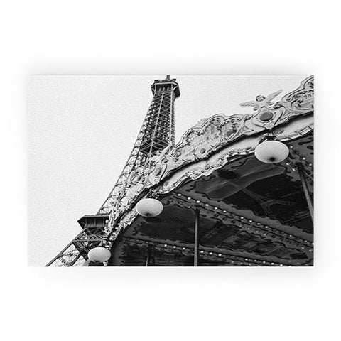 Bethany Young Photography Eiffel Tower Carousel Welcome Mat
