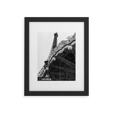 Bethany Young Photography Eiffel Tower Carousel Framed Art Print