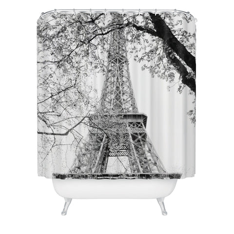 Bethany Young Photography Eiffel Tower X Shower Curtain