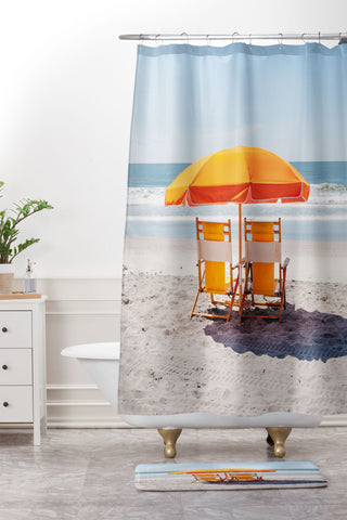 Bethany Young Photography Folly Beach II Shower Curtain And Mat
