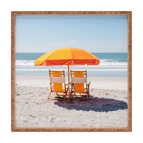 Bethany Young Photography Folly Beach II Square Tray