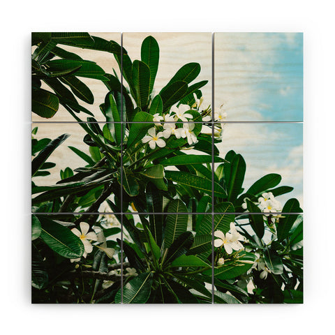 Bethany Young Photography Hawaiian Blooms Wood Wall Mural