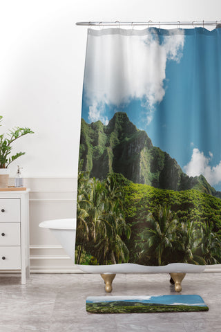 Bethany Young Photography Hawaiian Mountain III Shower Curtain And Mat