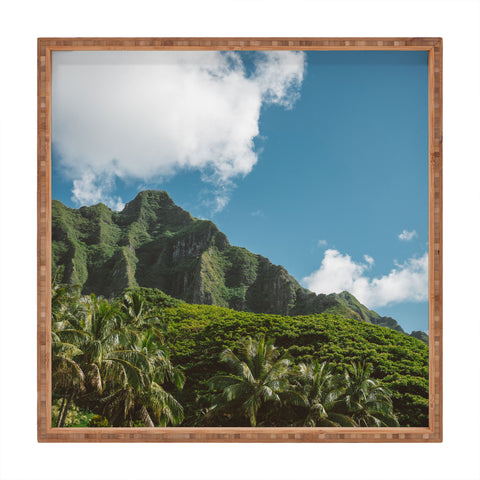 Bethany Young Photography Hawaiian Mountain III Square Tray