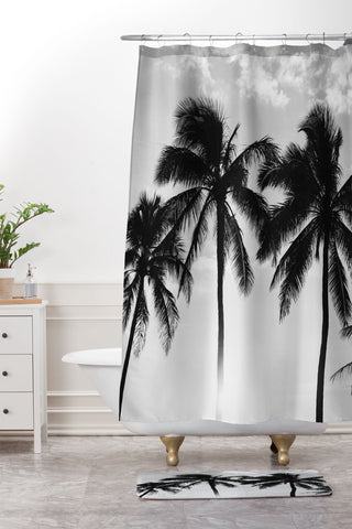 Bethany Young Photography Hawaiian Palms II Shower Curtain And Mat