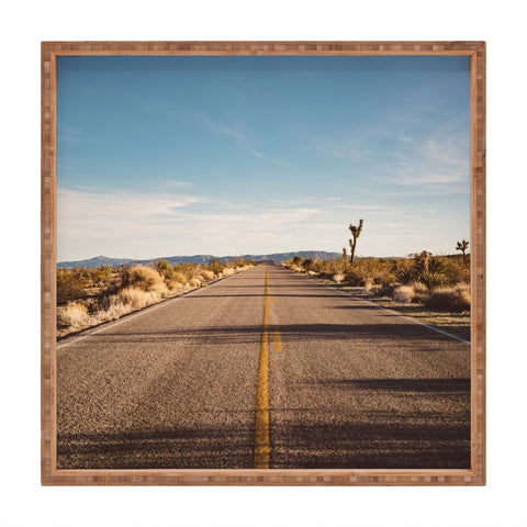 Bethany Young Photography Joshua Tree Road Square Tray