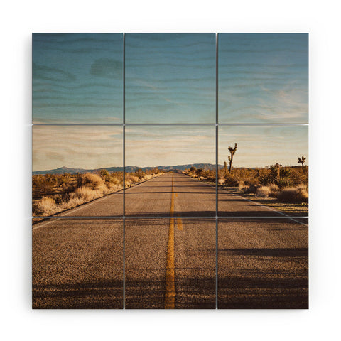 Bethany Young Photography Joshua Tree Road Wood Wall Mural