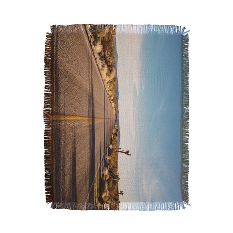 Bethany Young Photography Joshua Tree Road Throw Blanket