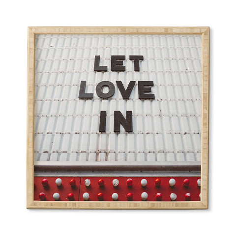 Bethany Young Photography Let Love In Framed Wall Art