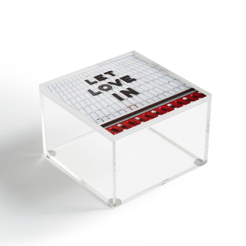 Bethany Young Photography Let Love In Acrylic Box