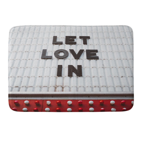 Bethany Young Photography Let Love In Memory Foam Bath Mat