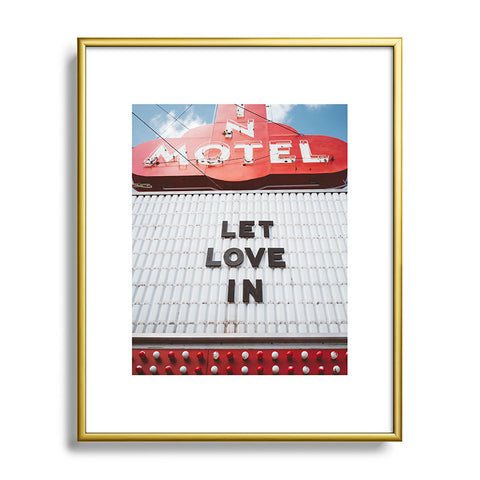 Bethany Young Photography Let Love In Metal Framed Art Print
