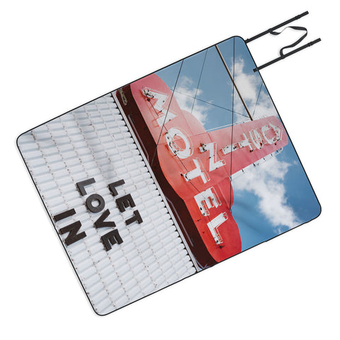 Bethany Young Photography Let Love In Picnic Blanket