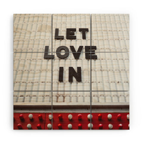 Bethany Young Photography Let Love In Wood Wall Mural