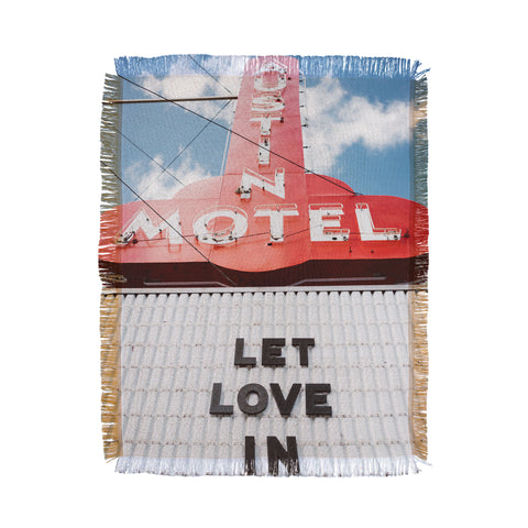 Bethany Young Photography Let Love In Throw Blanket