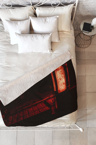 Bethany Young Photography Marfa Night Vibes Fleece Throw Blanket