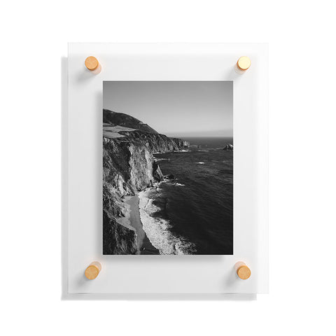 Bethany Young Photography Monochrome Big Sur Floating Acrylic Print