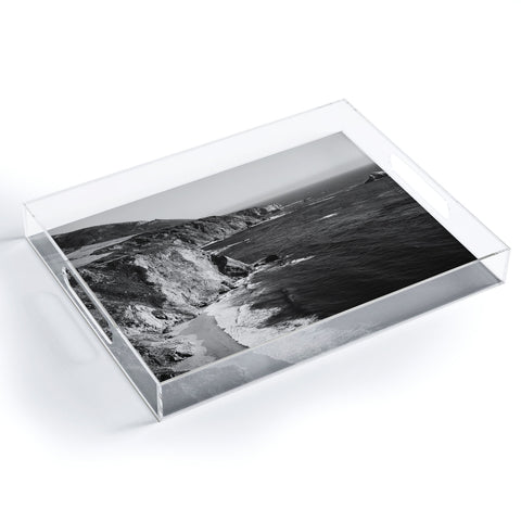 Bethany Young Photography Monochrome Big Sur Acrylic Tray