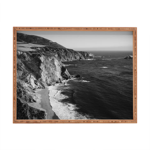 Bethany Young Photography Monochrome Big Sur Rectangular Tray