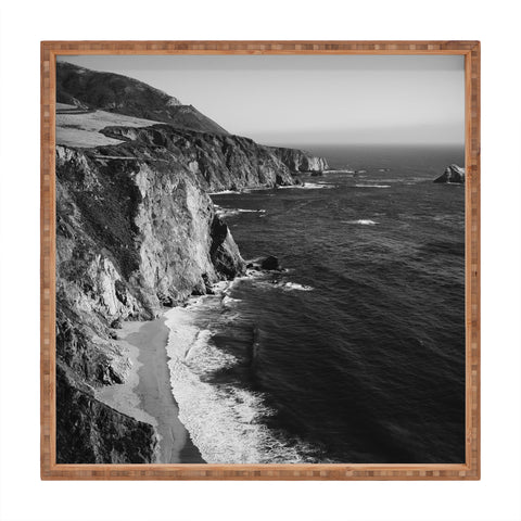 Bethany Young Photography Monochrome Big Sur Square Tray