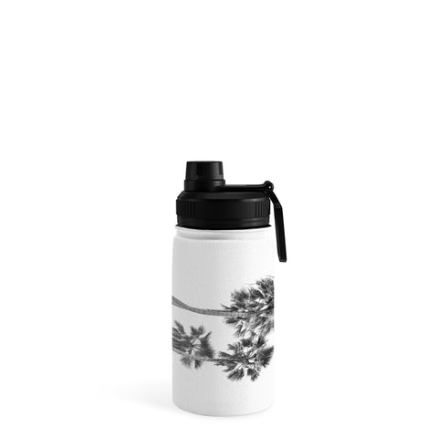 Bethany Young Photography Monochrome California Palms Water Bottle