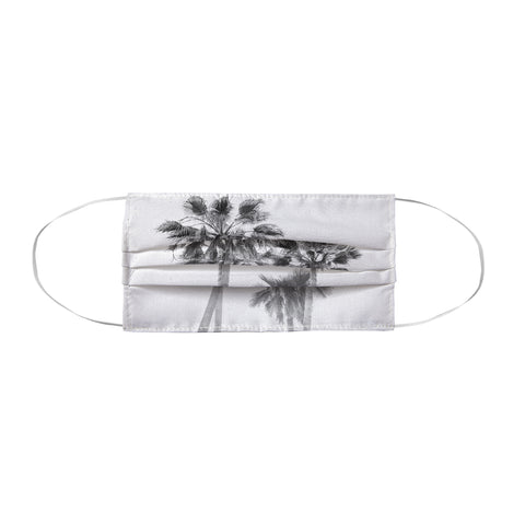 Bethany Young Photography Monochrome California Palms Face Mask