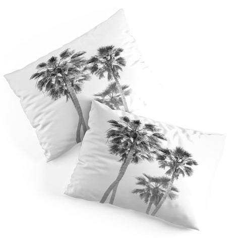 Bethany Young Photography Monochrome California Palms Pillow Shams