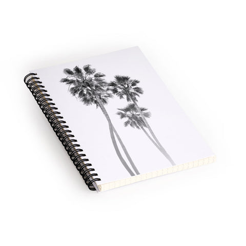 Bethany Young Photography Monochrome California Palms Spiral Notebook