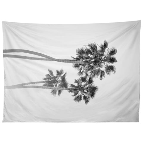 Bethany Young Photography Monochrome California Palms Tapestry