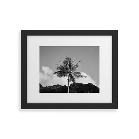 Bethany Young Photography Monochrome Hawaiian Palm Framed Art Print
