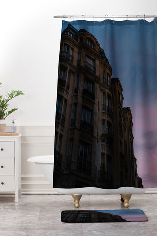 Bethany Young Photography Montmartre Sunset Shower Curtain And Mat
