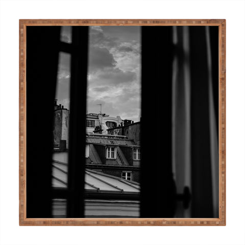 Bethany Young Photography Noir Paris II Square Tray
